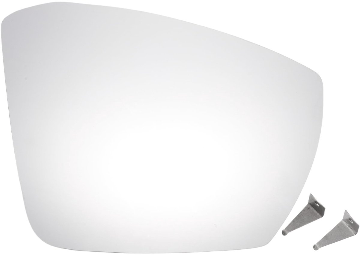 Dailygoods - Deur Spiegelsglas Vervanging - Convex Verwarmd - Echt Glas - Voor Volkswagen T-Cross - Voor Volkswagen T-Roc - Geschikt voor Skoda Octavia