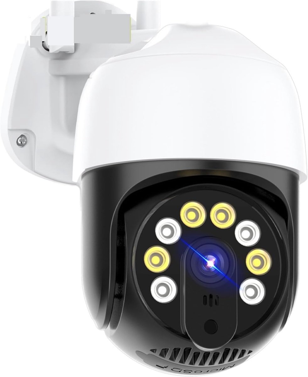 Beveiligingscamera - IP Camera - Huisbewaking - Automatische Tracking - 8MP - Wit