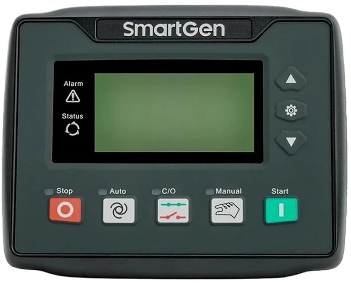 Generator Controlepaneel - Motor Regelaar - Automatische Start - Digitale Display - Compact Ontwerp - Zwart