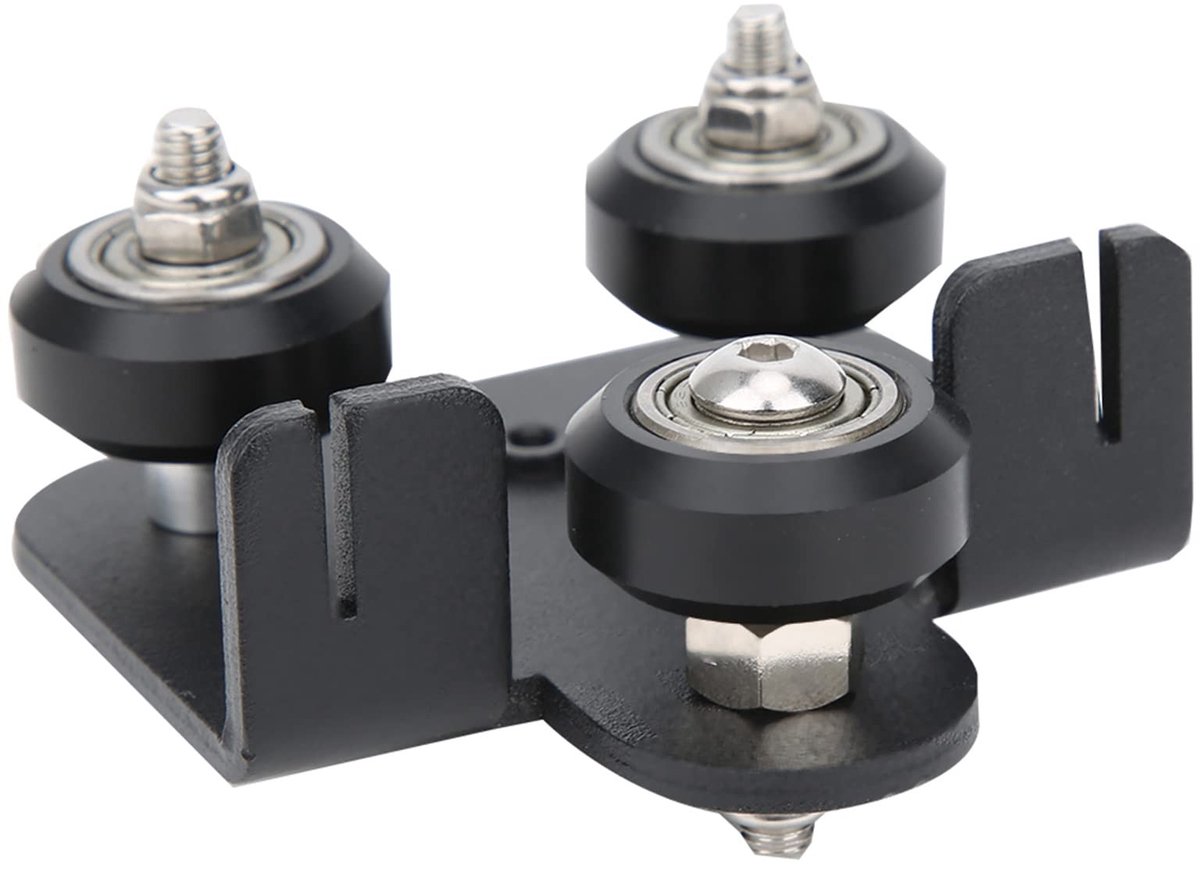 Dailygoods- Achterpoortplaat Eenvoudige Installatie - Katrolaccessoire - 3D-printer CR-serie - Stevig en Betrouwbaar - Hoogwaardig Materiaal - Verbeterde Printprestaties - Extruderplaat