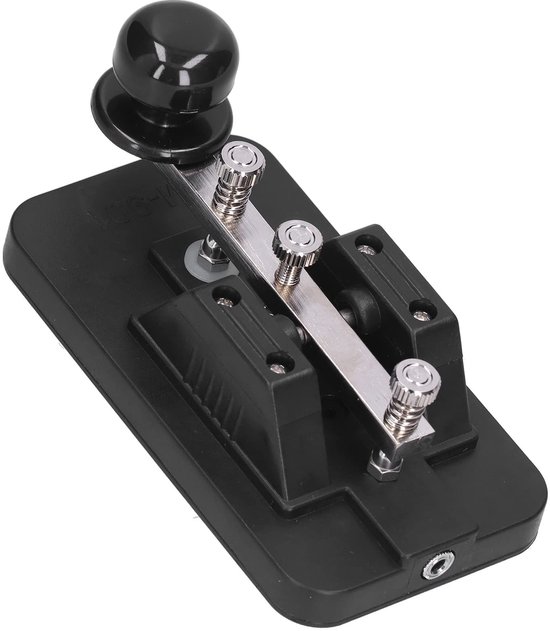 Dailygoods- Oefensleutel met Ingebouwde Zoemer - Handmatige CW-sleutel - Compact Ontwerp - Ideaal voor Operators - Verbeter Morsecodevaardigheden - Praktijkgericht Leren - Morsecode Sleutel van Dailygoods — afbeelding 2