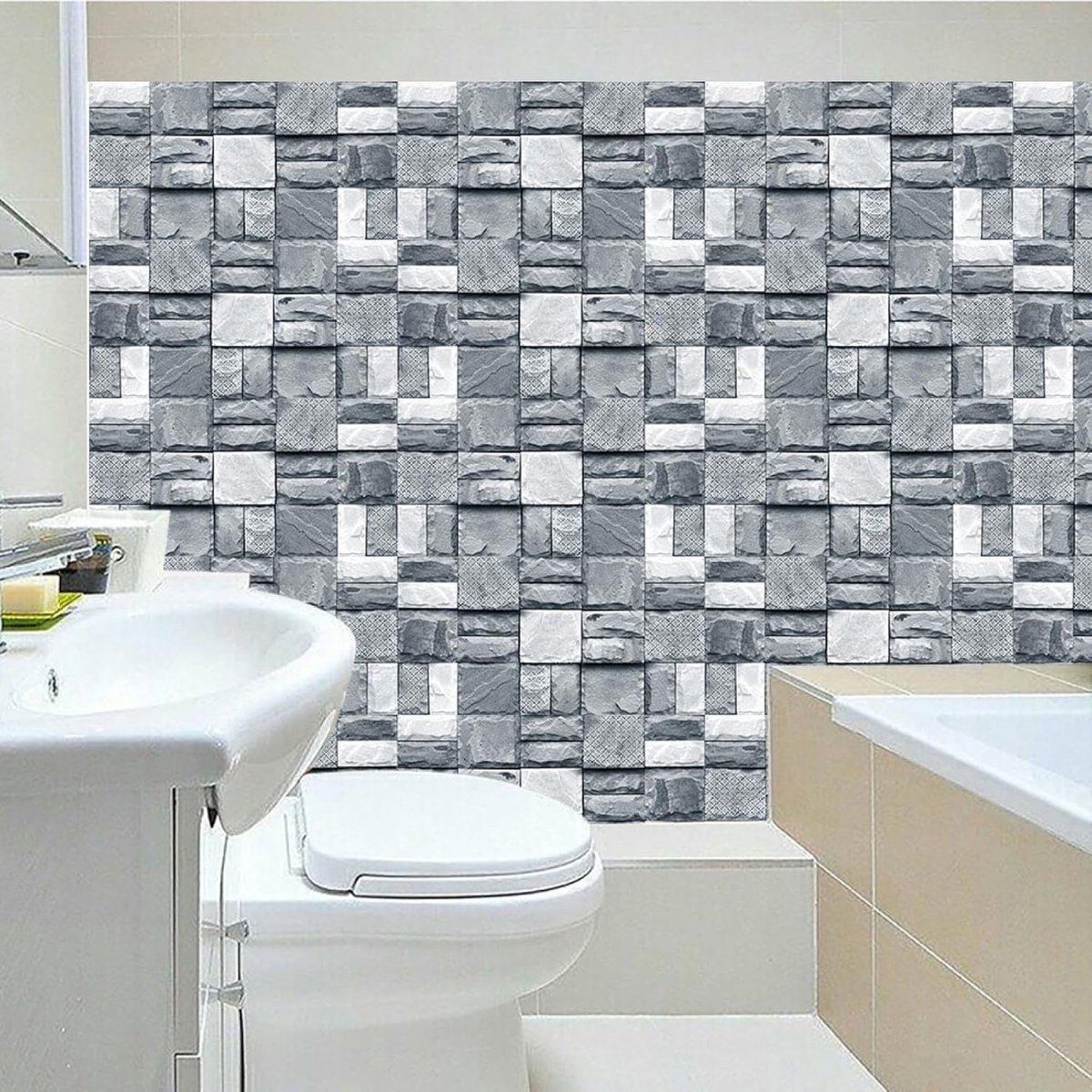 Mozaïektegels - Tegelstickers PVC - Keuken Wand Decoratie - Waterdicht Oliebestendig - 10