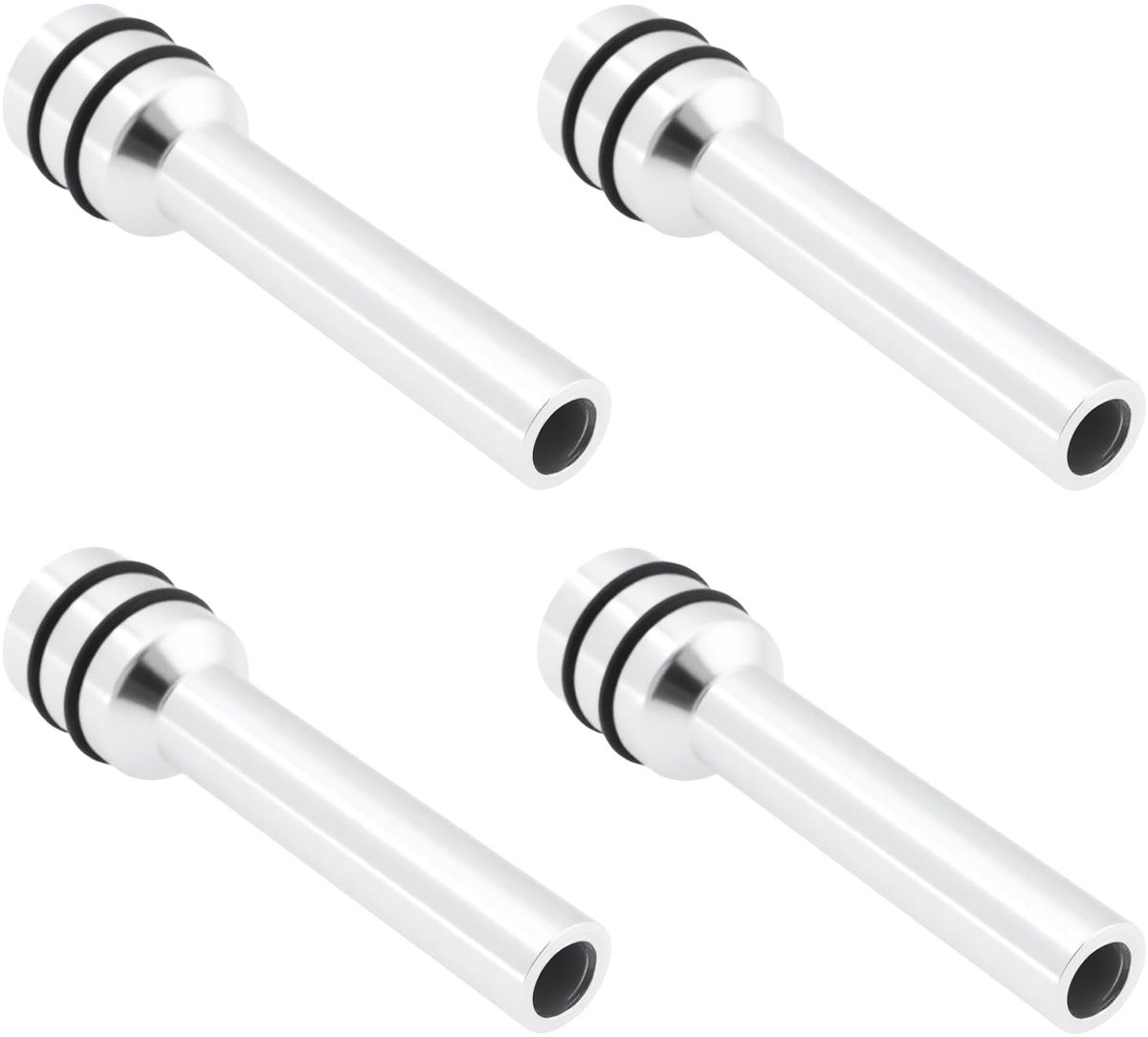 Dailygoods- Deurslot Pins - 4 Stuks - Geschikt voor Auto/Vrachtwagen/SUV - Duurzaam Aluminium - Eenvoudige Installatie - Afmeting 49x12mm - Deurslotknoppen