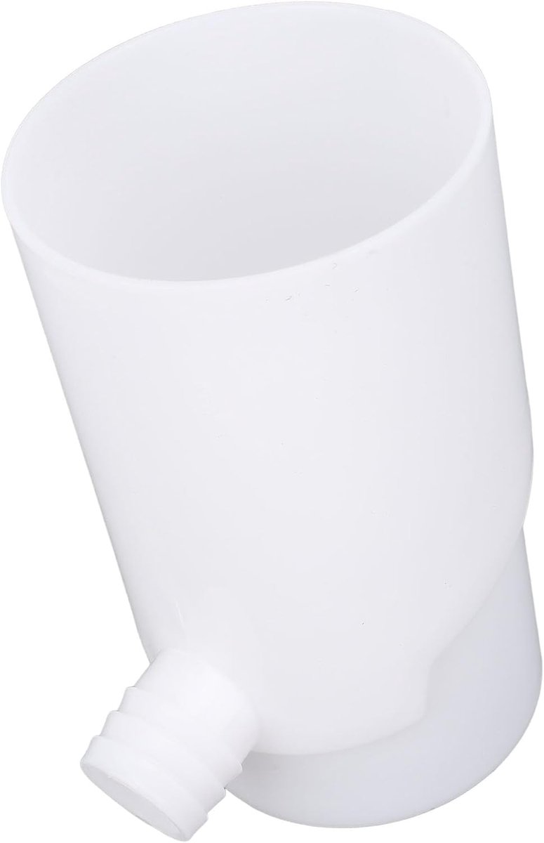 Regenwateropvangsysteem - Regenpijp omleider - Water besparen - Verstelbare klep - 10 cm diameter - Wit