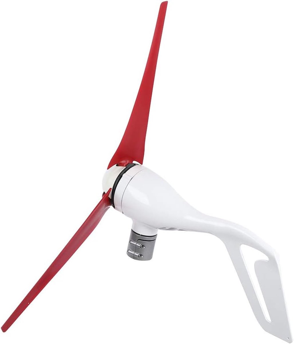 Windgeneratorset - Windmolen Energie - Stroom Opwekken - Krachtige 400W - 24 Volt - Grijs