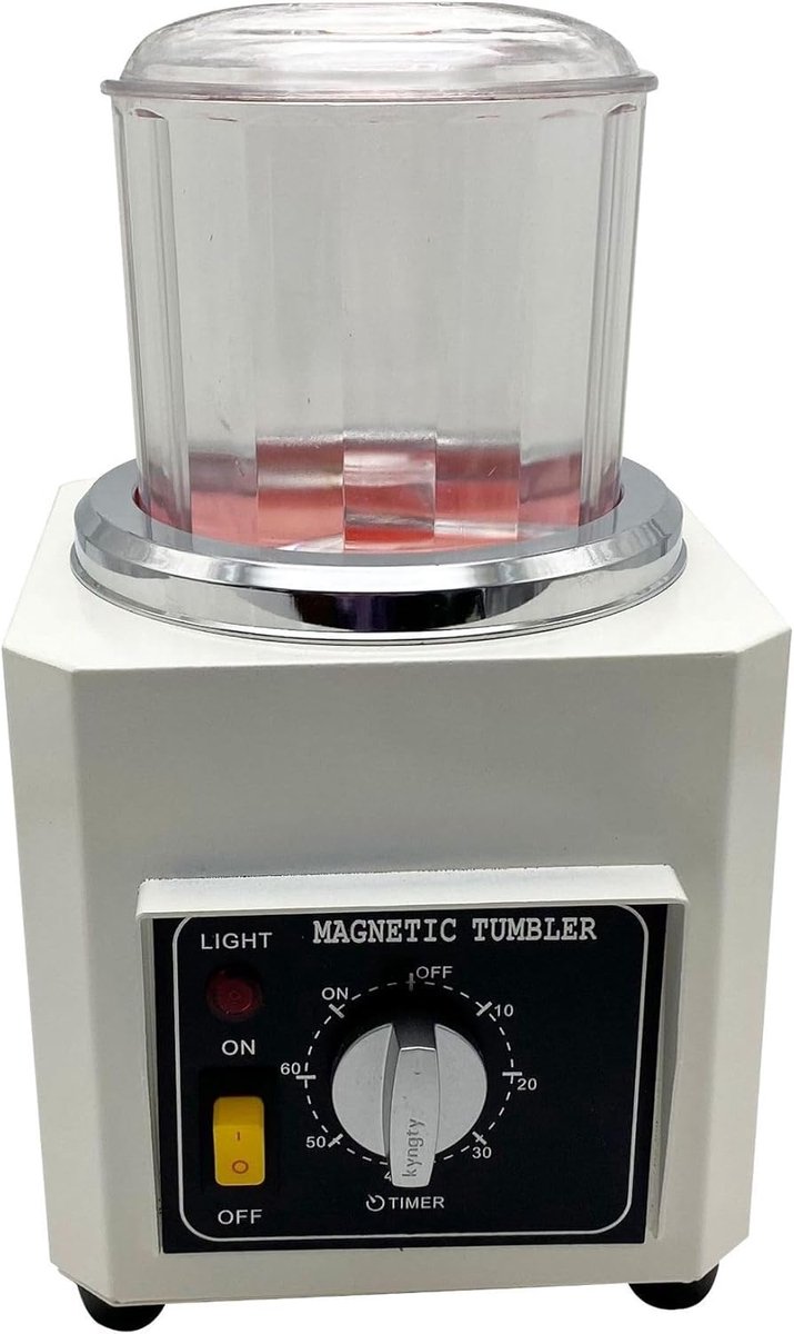 Sieraden polijstmachine - Metaal polijster - Sieraden afwerken - Automatische rotatie - 110x120mm kamer - Niet gespecificeerd