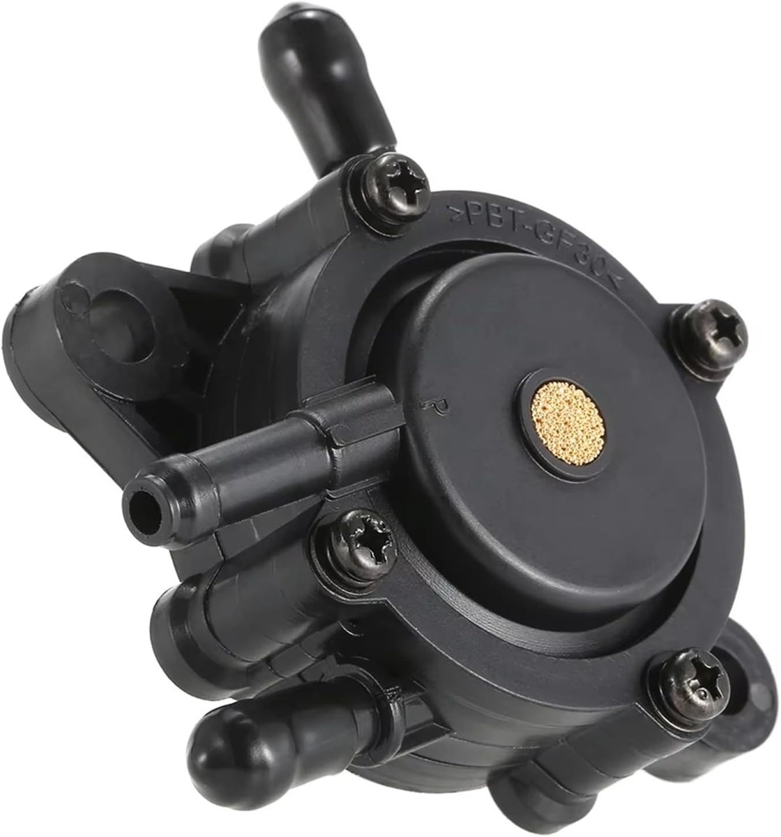 Brandstofpomp Motor - Brandstofkraan ATV - Brandstoftoevoer Regelen - Duurzaam Versterkt Plastic - 8.5 x 8.5 x 4 cm - Zwart