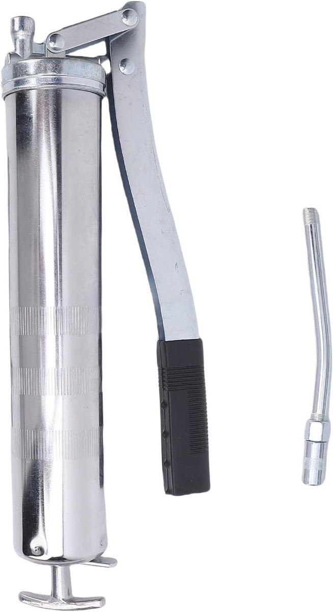 Handmatige Vetpomp - Oliepomp - Machines Smeren - Explosiebestendig Ontwerp - 400ml Capaciteit - Zilver