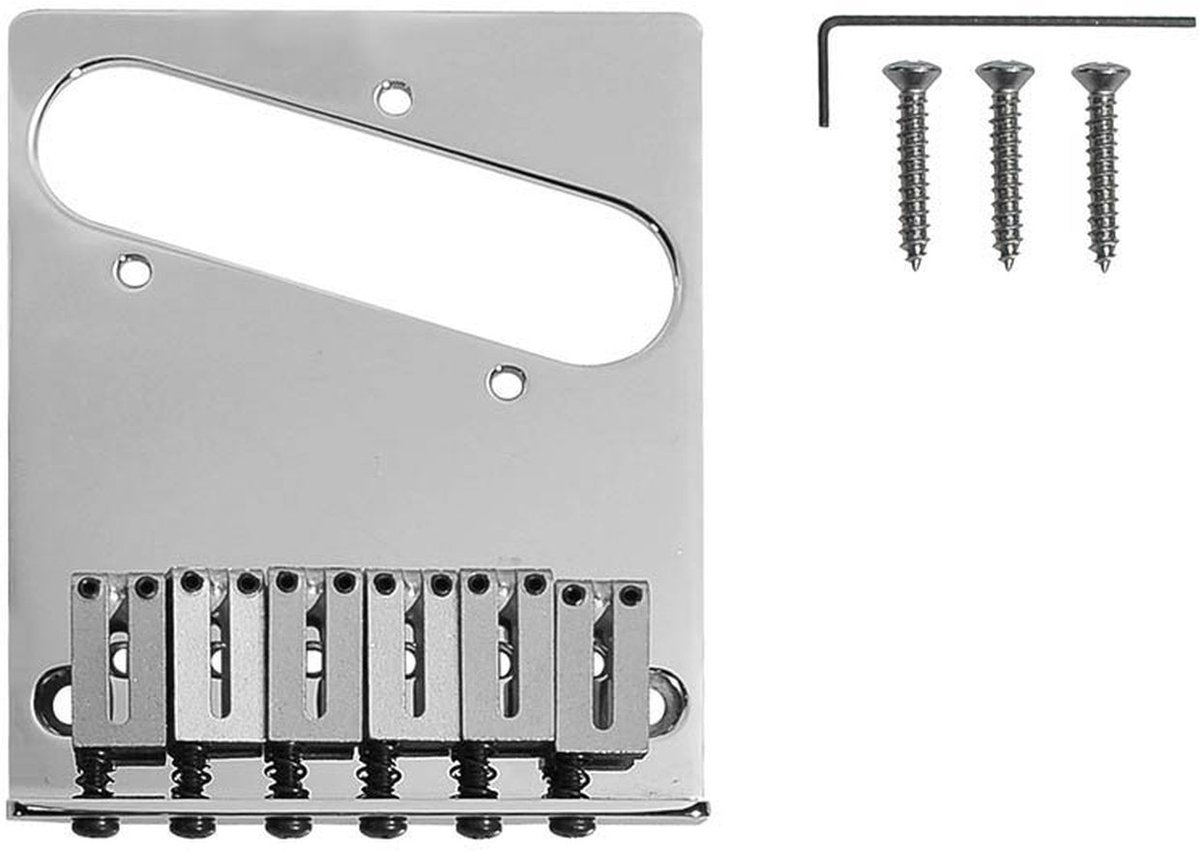 Gitaar brug Fender 0990807100 American Series ('86-'07) Tele chroom