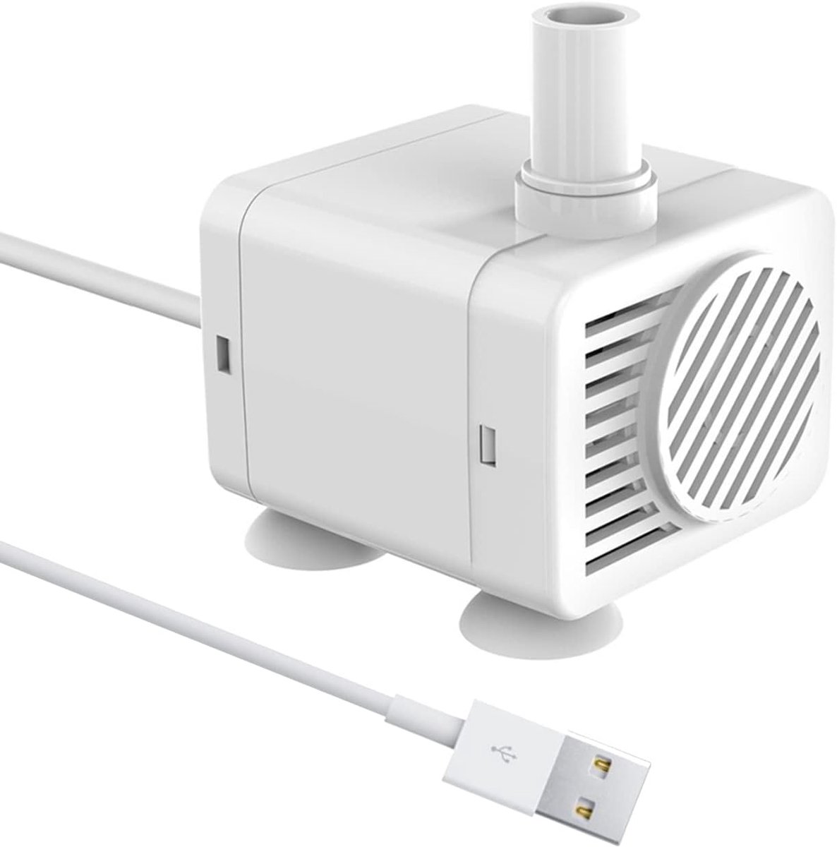 USB Mini Waterpomp 200L/H - 1,5 W - Waterproof - Ideaal voor aquarium of vijver - SnelShoppen
