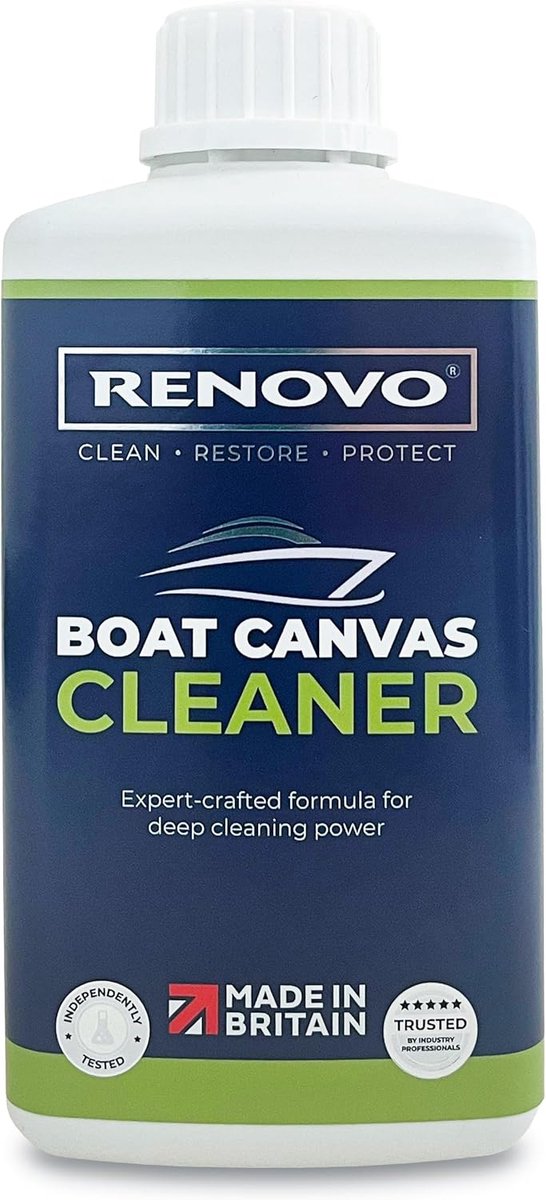 SnelShoppen - 500ml Boot Canvas Cleaner - Effectieve Reiniging voor Canvas Boot Covers, Tarpaulins, Vaar- en Watersportaccessoires, Gemakkelijk in Geb