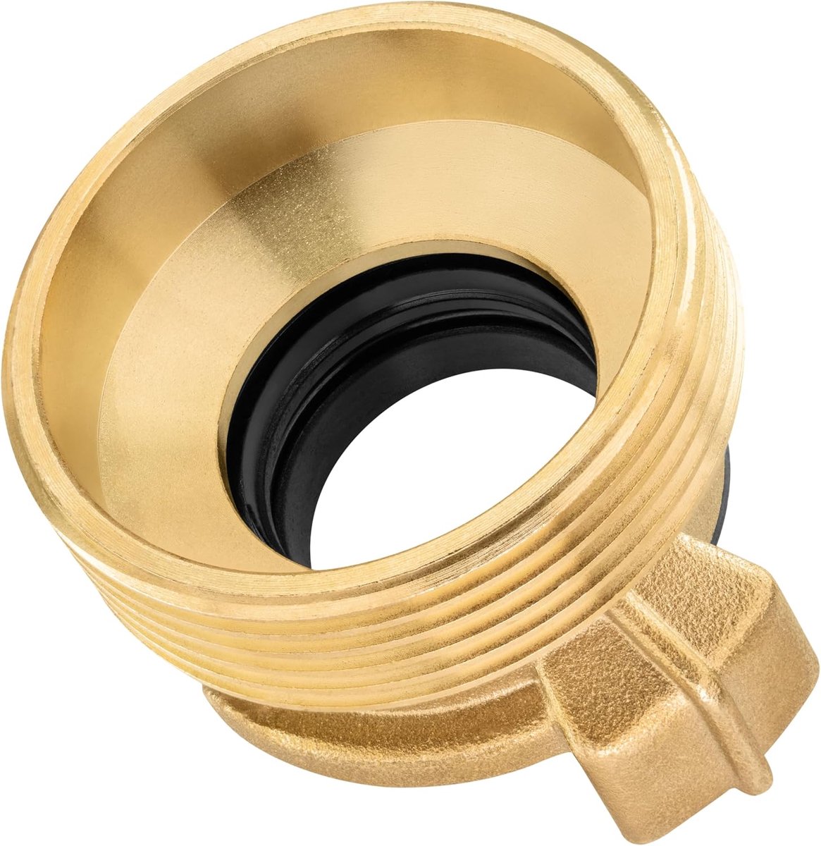 Messing Snelkoppeling 1 1/2 inch buitendraad (G 1 1/2"-draad op klauwkoppeling systeem Geka)