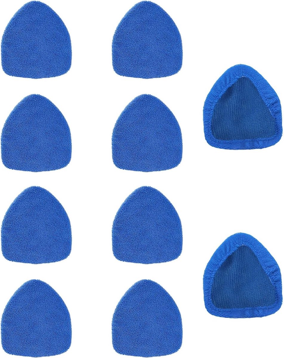 Microvezelhoezen Voorruitreiniger (10 stuks - Pentagon - Blauw)
