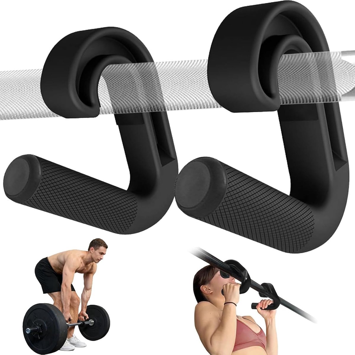 Pols voor krachttraining, optrekstang voor deur, optrekstang voor krachttraining, nylon ommanteld, krachttraining voor rug-, schouder-, arm-, thuis- of sportscholen