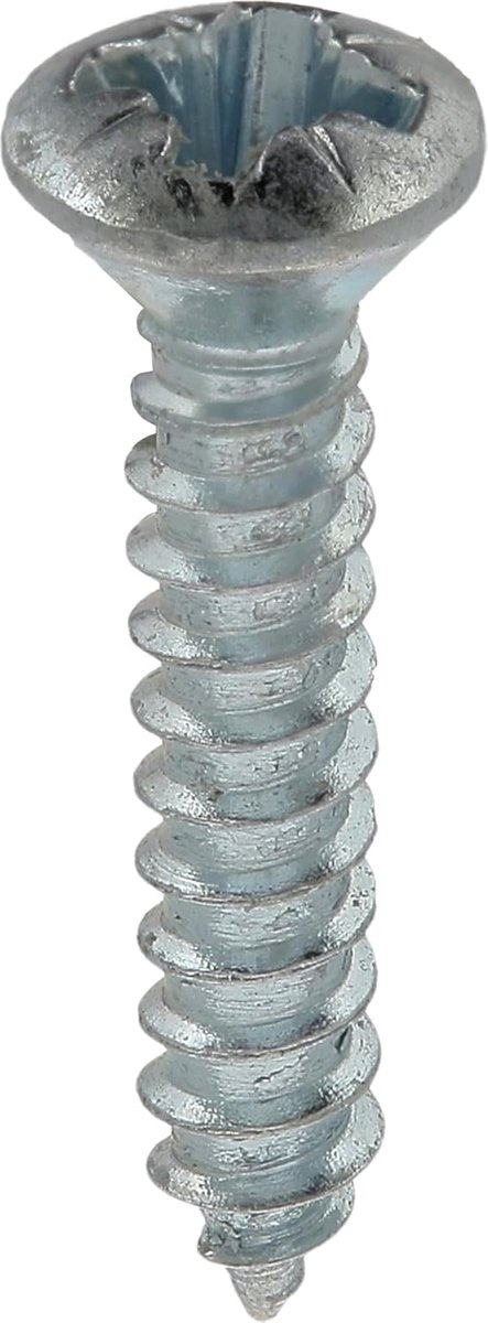 618 zelftappende schroeven, zink, wit, 3,5 mm x 25 mm