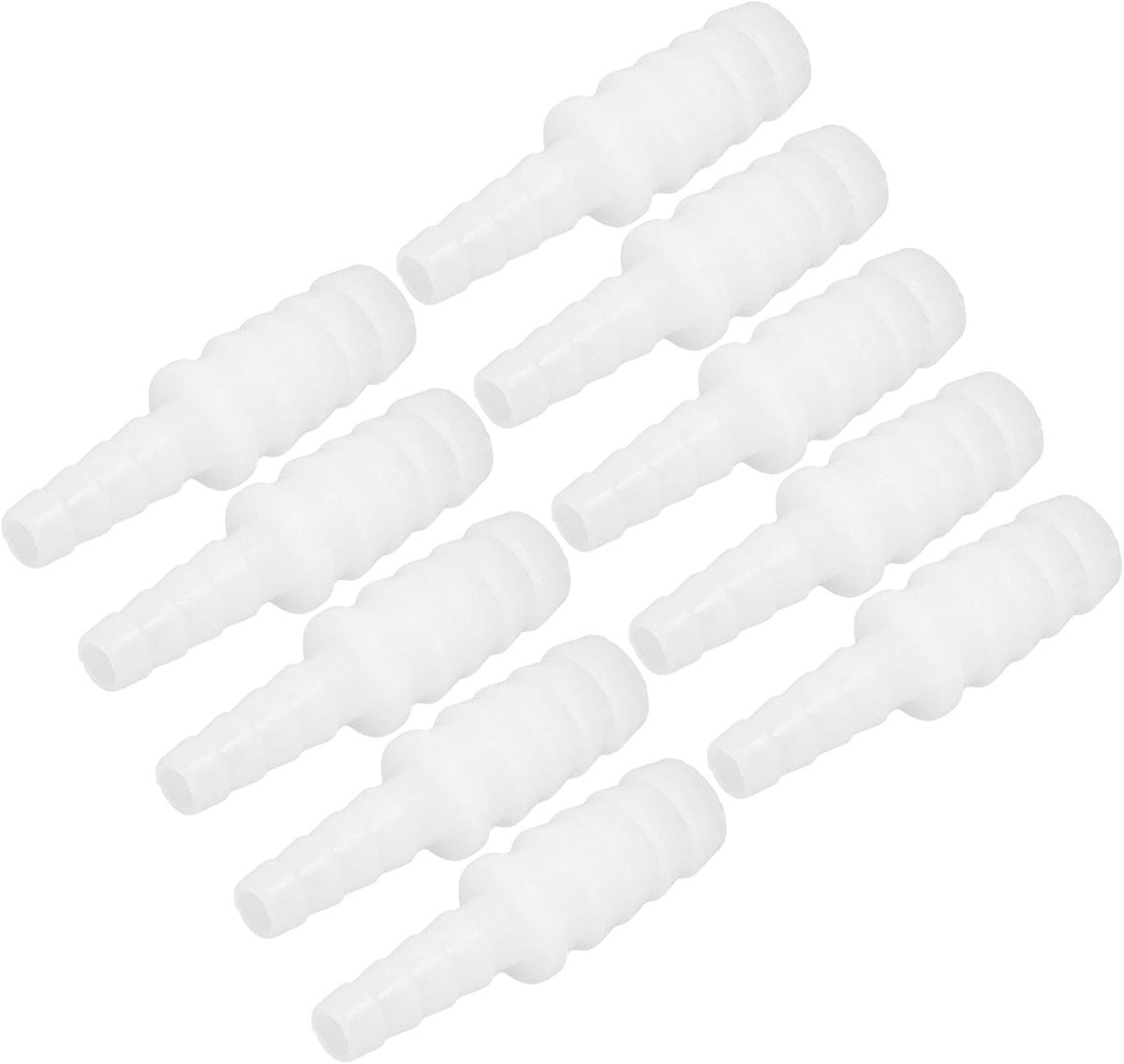 10 Stuks Kunststof Slangfitting Pp-buisconnector Barb-reductorverbinding Straight Through Set Kit Connector-adapter Converter Slangfittingen(6-10mm conversion head)