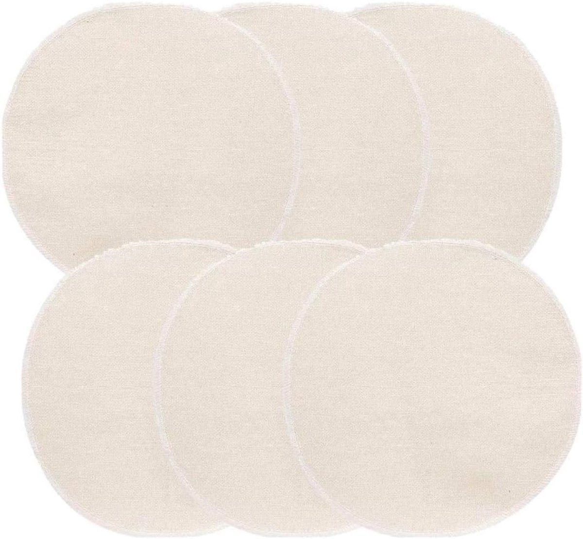 Pakket van 10 Bamboe Stoommat Stoomdoek Katoen Gestoomde Mat Keuken Stoomdoek voor Rijst Dim Sum Groenten Vis en Vlees Gebak Diameter 30 cm