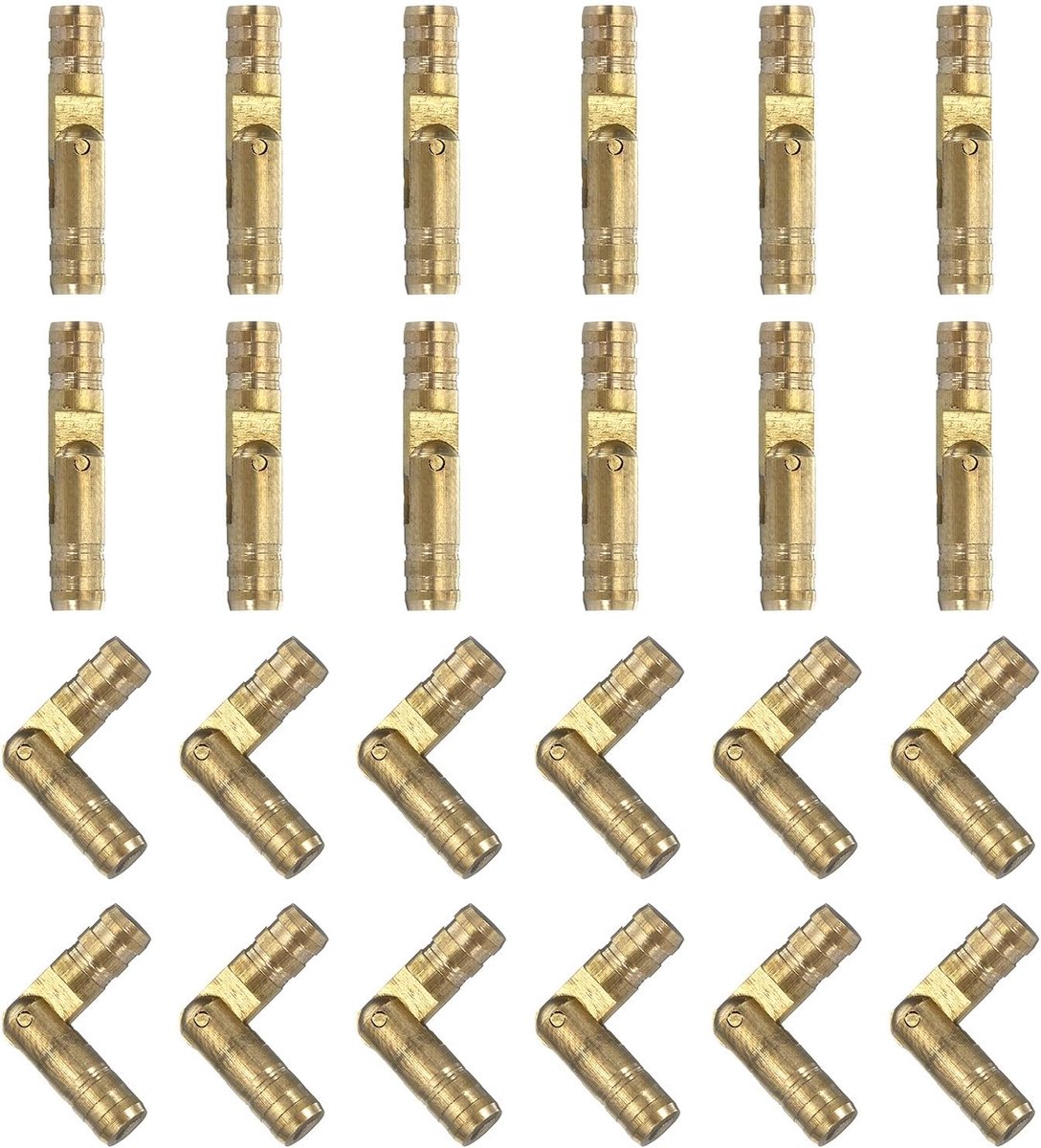 40 stuks onzichtbare messing vatscharnieren 4 x 20 mm messing verborgen scharnieren inklapbare ondersteuning cilindrisch verborgen kleine vat scharnieren voor sieradendoos