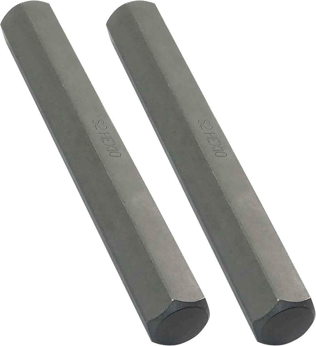 - Set van 2 lange bit Hex 10mm/inbussen 6 zijden - L75mm 3/8 '' (10mm) - voor schroevendraaier/bithouder - voor inbusschroef 6 zijden - hardware/handgereedschap - S2 staal - C45898