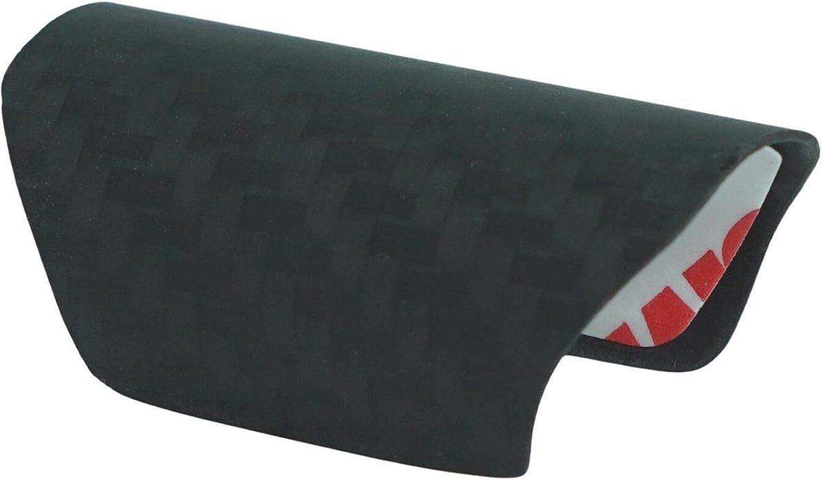 Carbon Fiber Chainstay Protector voor Brompton fietsen - met 3m zelfklevende strip - achtervorkverbescherming beschermende guard patch fiets accessoires - accessoires voor Brompton vouwfiets