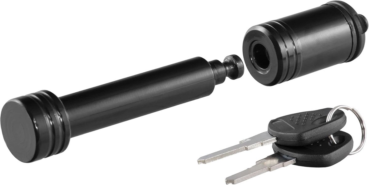 23518 Zwarte trekhaak voor aanhangwagen, 5/8-inch pin-diameter, past op 2-inch ontvanger
