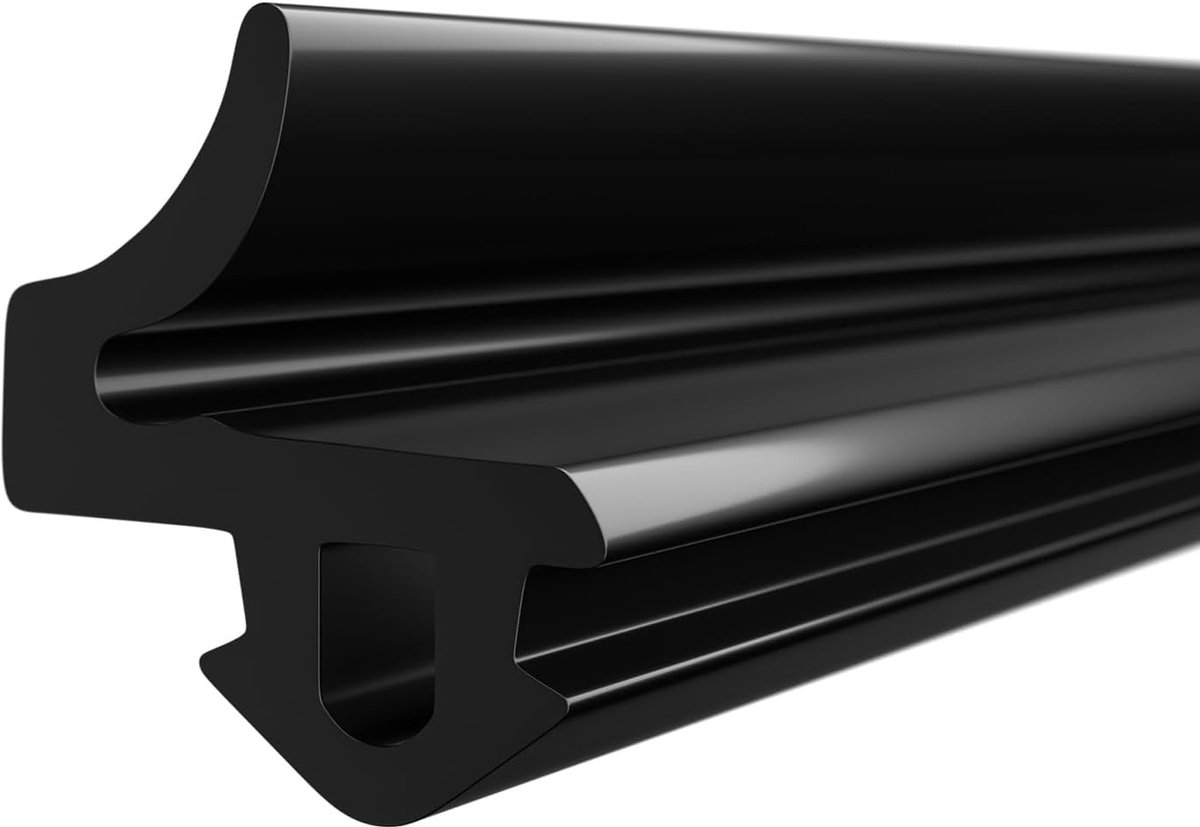 raamafdichting – zwart – 15 m – S-835X – voor VEKA PVC ramen – rubberen afdichtingstape – kunststof raamafdichtingen – profielafdichting voor deuren