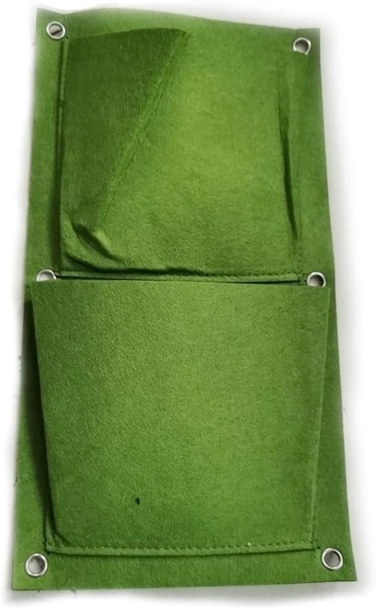 2 stuks Green Garden verticale planter Multi Pocket wandhouder Living Growing Bag vilt kruidenpot binnen en buiten - 2 zakken (22 x 41H)