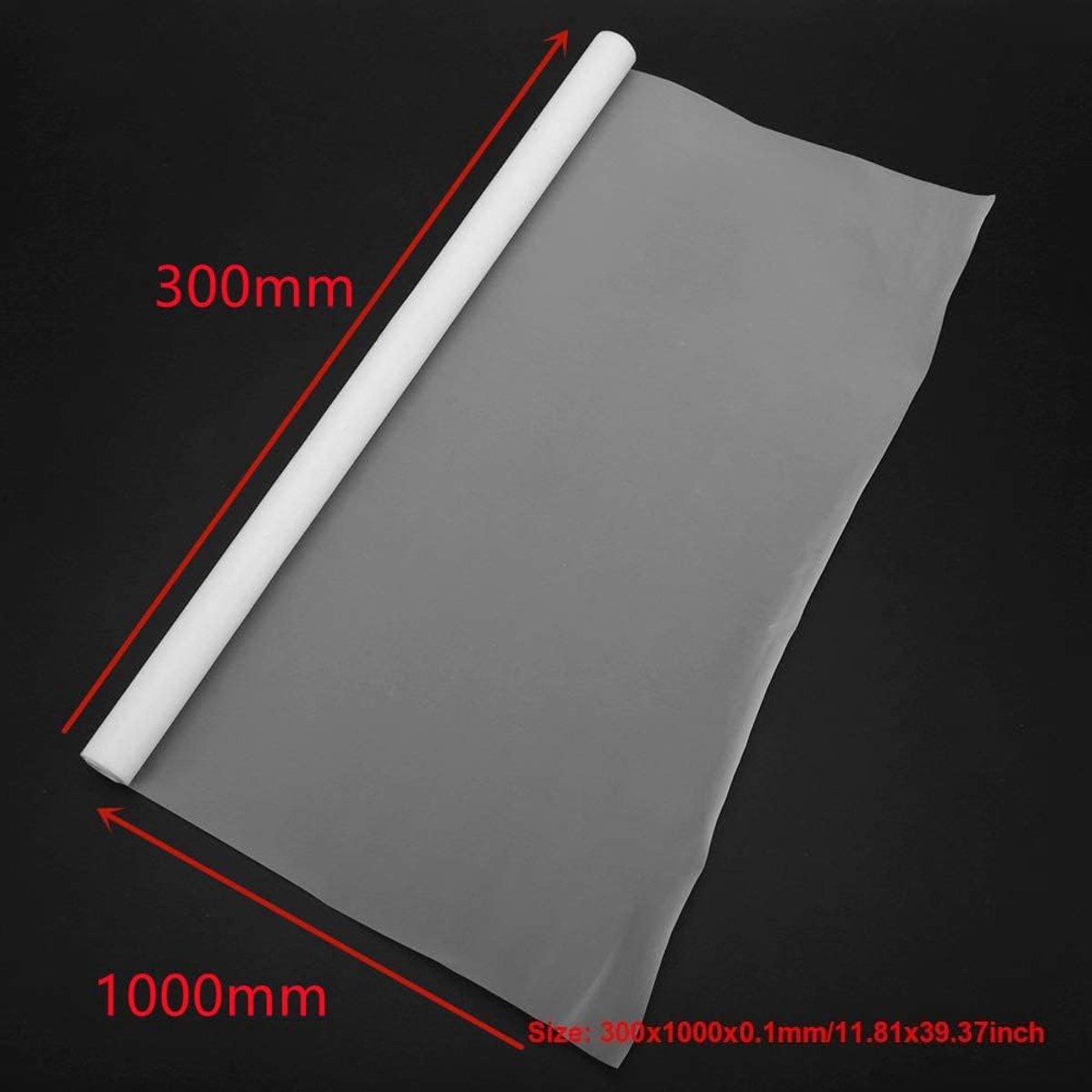 Teflon-plaat Groot, hittebestendig Teflon-folie voor overdrachtswarmte Pers 0,1 × 300 × 1000 mm PTFE-rol