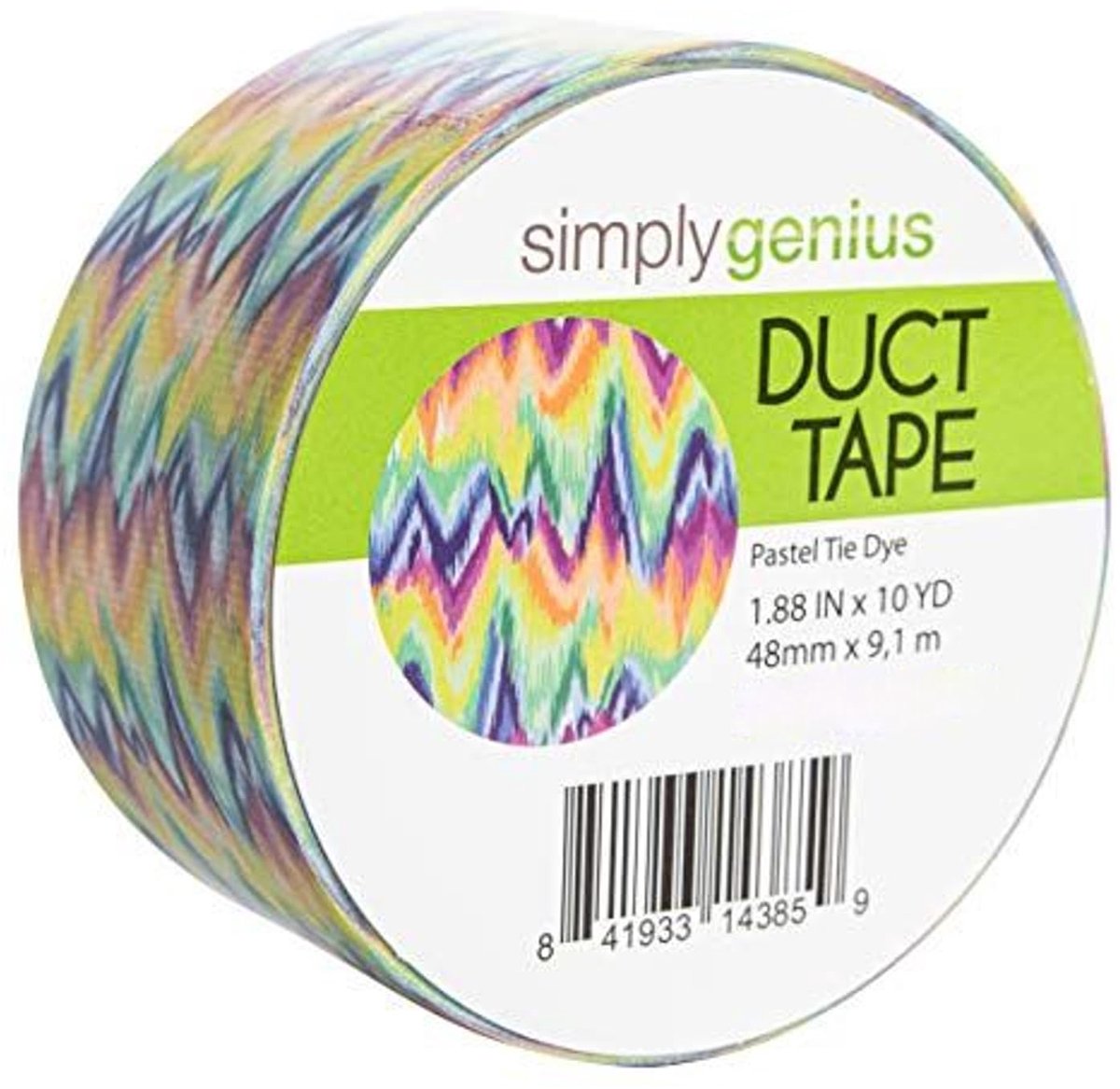SnelShoppen - Gekleurd Duct Tape Pastel Tie Dye - Handige Plakband Rol voor Creatieve Projecten, Knutselen, Decoratie, 1 Rol, Sterke Hechting, Voor Ki