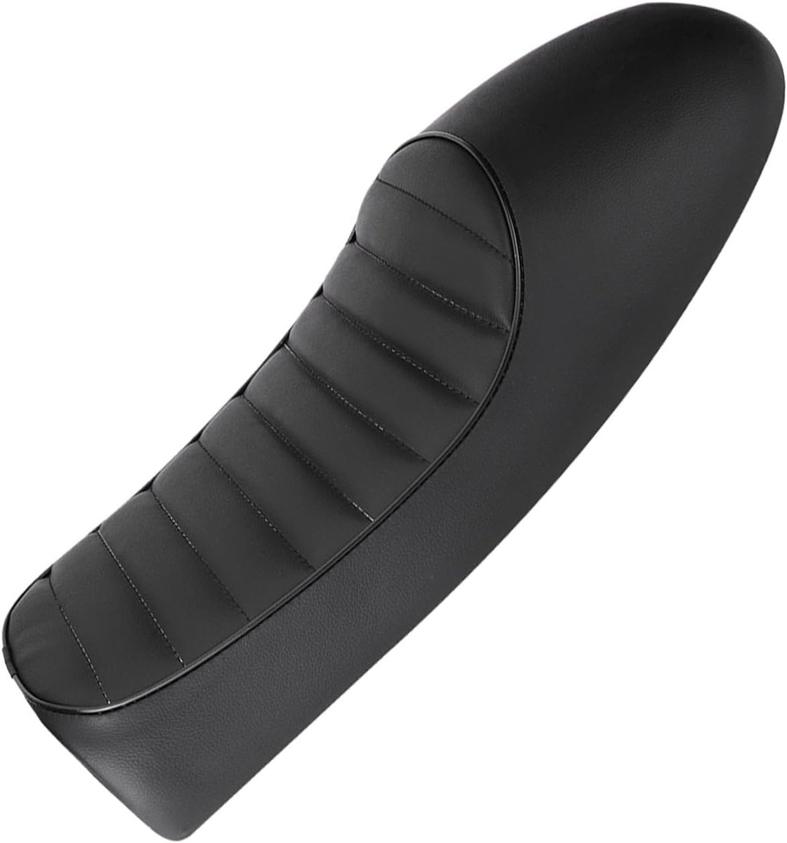 SnelShoppen - Vintage Cafe Racer Motorzadel PU Leer voor CG125 GN CB400SS - Duurzaam, Comfortabel en Eenvoudig te Reinigen - Perfect voor Motorrijden