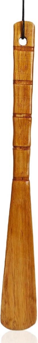 Houten schoenlepel 32 cm - Lange handgreep - Ergonomisch ontwerp - Makkelijk schoenen aantrekken - SnelShoppen
