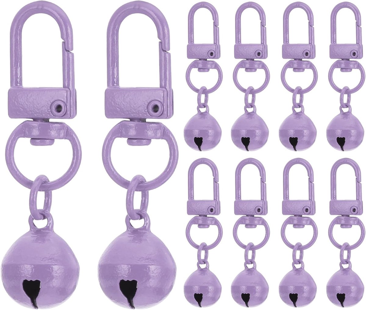 10 stuks hondenbel, kattenbel, hondenhalsband, kleine huisdierklokken, sleutelhanger, schattige bulk, luide jingle voor hondenhalsband, bedelhanger, ketting, accessoires, doe-het-zelf