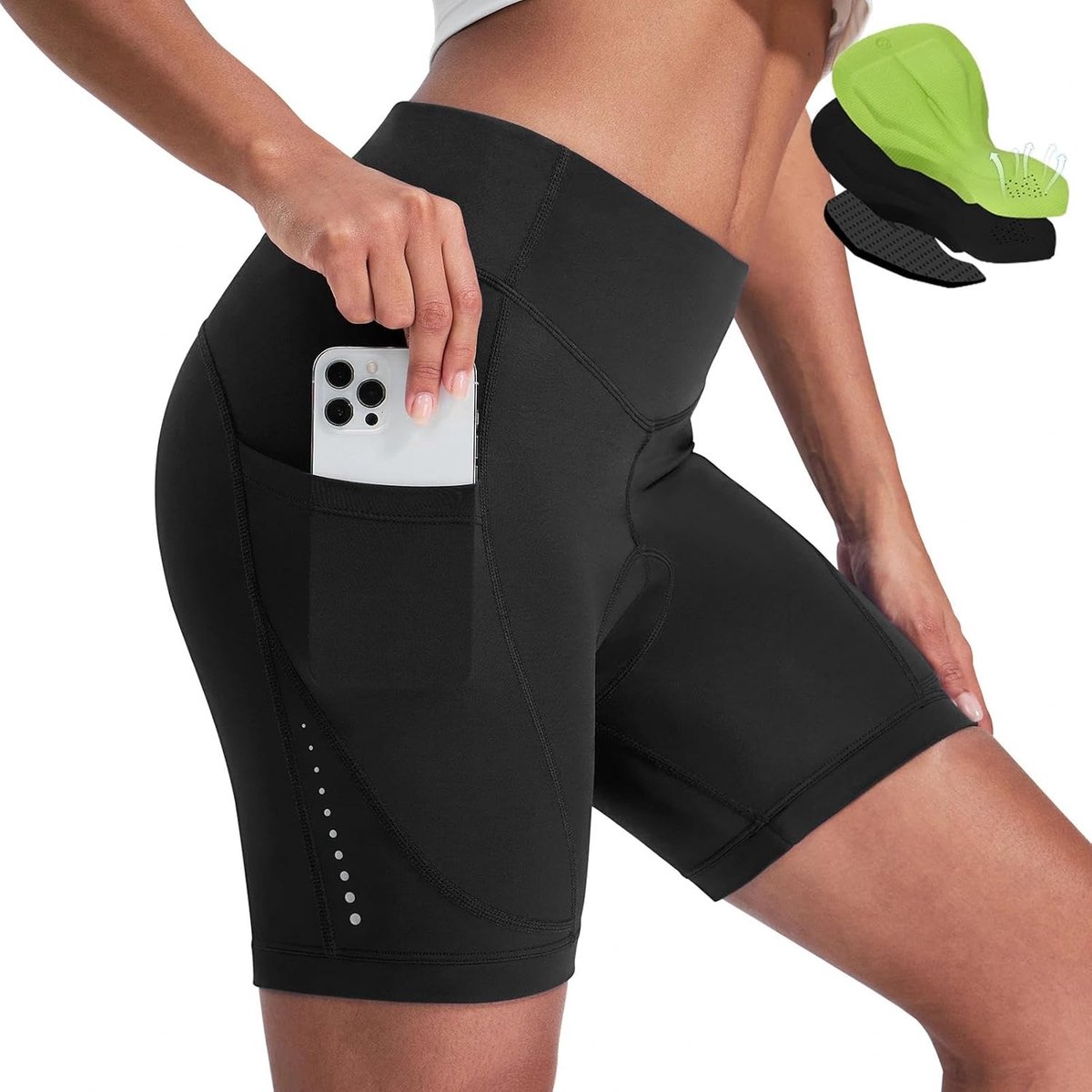 Shorts Vrouwen Fietsen 4D Gewatteerde Gel Fiets Biking Biker Shorts Ademend Road Mountain met Zakken