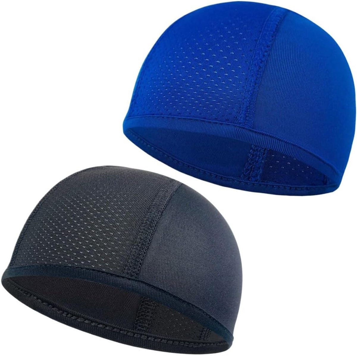 2-delige fietsmuts, muts onder helm, licht, zomer, rekbare beanie, ademende helm, vochtafstotende muts, fietspetjes, heren, voor mannen en vrouwen, fietsen, hardlopen, sport