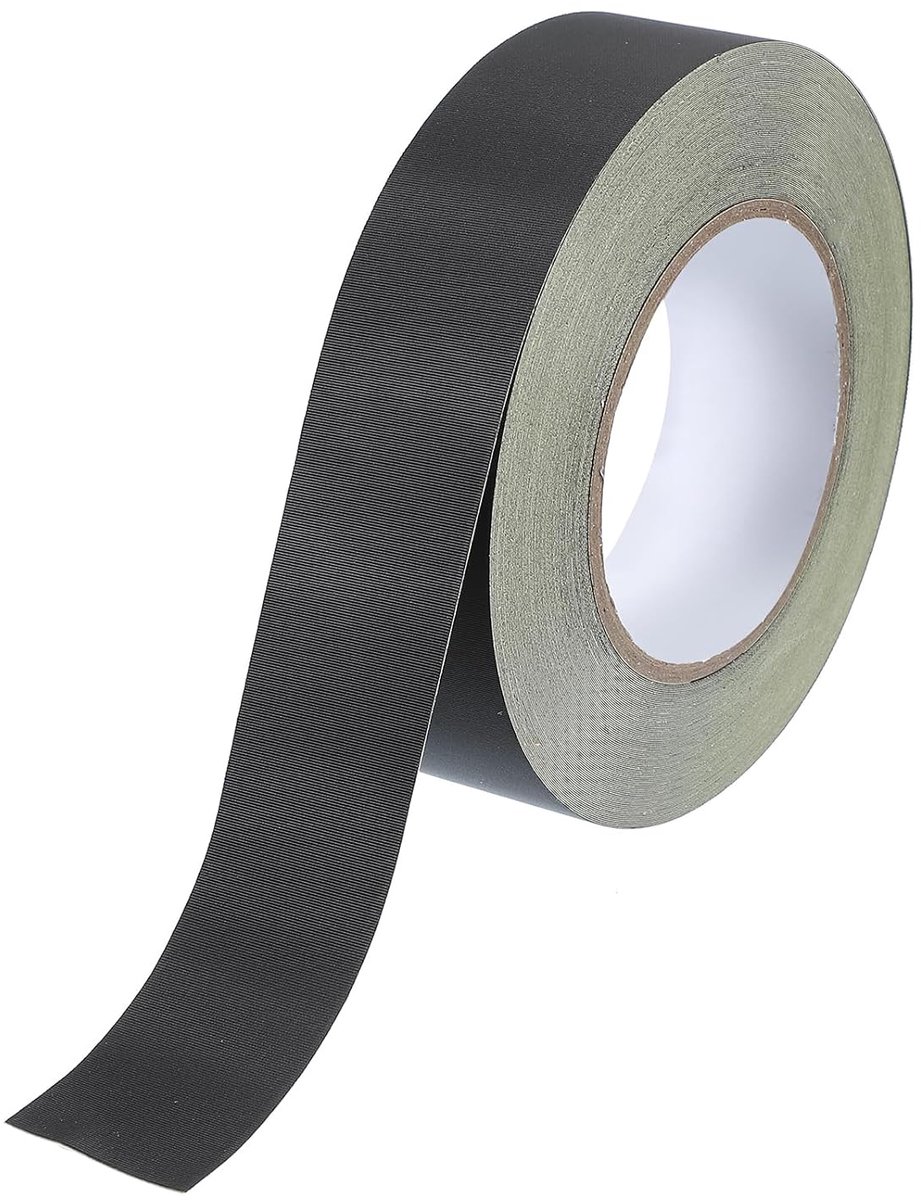 Acetaatweefseltape, 30 mm x 30 meter, zwart, isolatieweefsel, plakband voor laptop, elektrisch, auto, gitaarreparatie, kabelboom