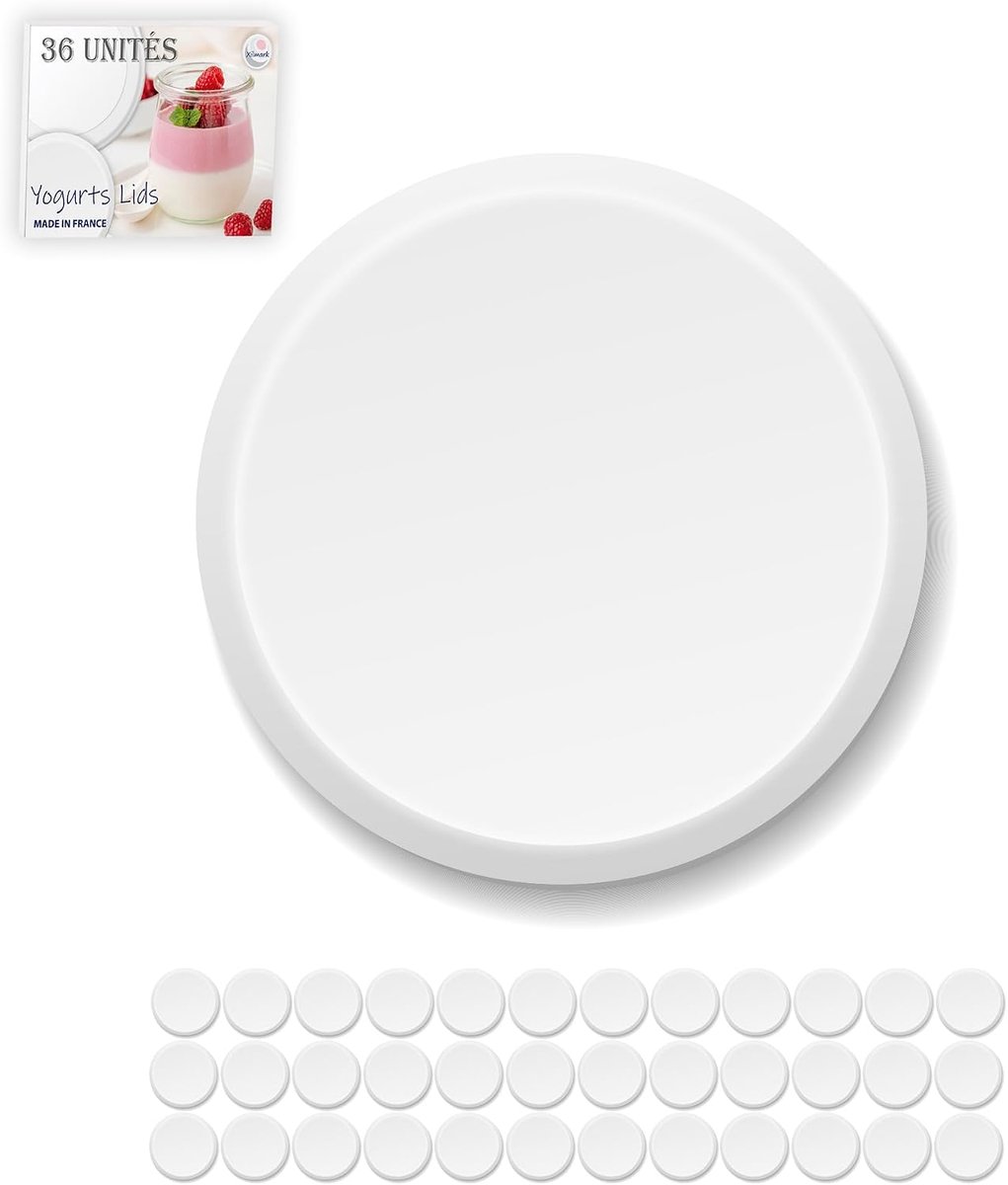 Deksels, dessertglazen, kunststof deksels voor yoghurtglazen