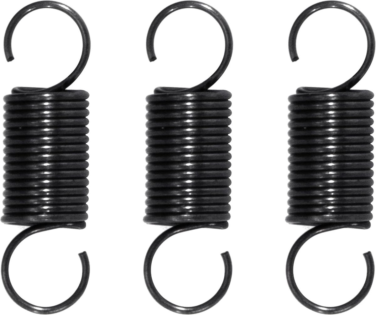 Verlengveren, 10 mm, trekveren met haken, pianodraadveer, buitendiameter 3 mm, draaddiameter 0,3 mm, dikte 0,2 kg, 20 stuks