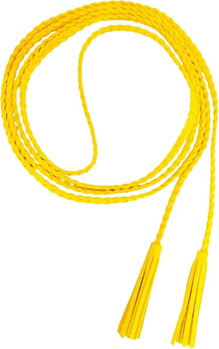 Vrouwen Taille Riem Met Geweven Kwastjes Ketting voor Rok en Jurk