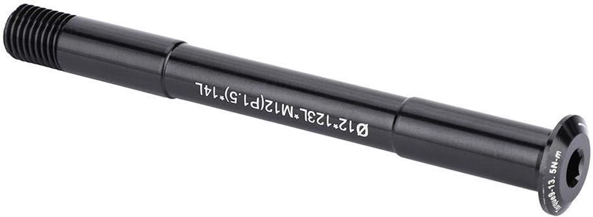 Fietsvork As, Fiets Steekas Aluminiumlegering Voorvork Shaft Naven Buis Vork Steekas Hendel Accessoire voor Racefiets, Mountainbike(ø12*123L*M12(1.5*14L)