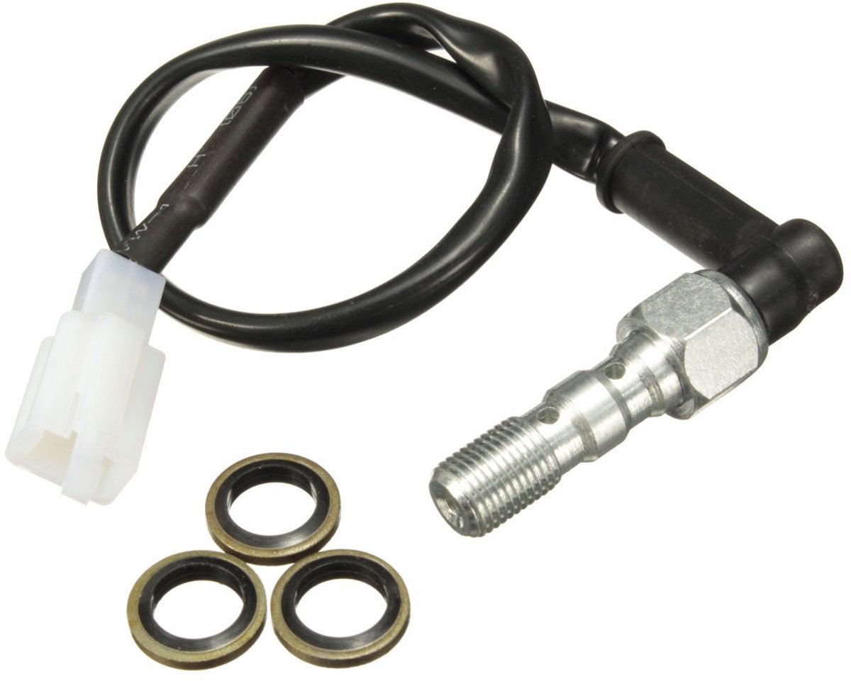M10 X 1,00mm Motorfiets Hydraulische Dubbele Banjobout Remdruklichtschakelaar