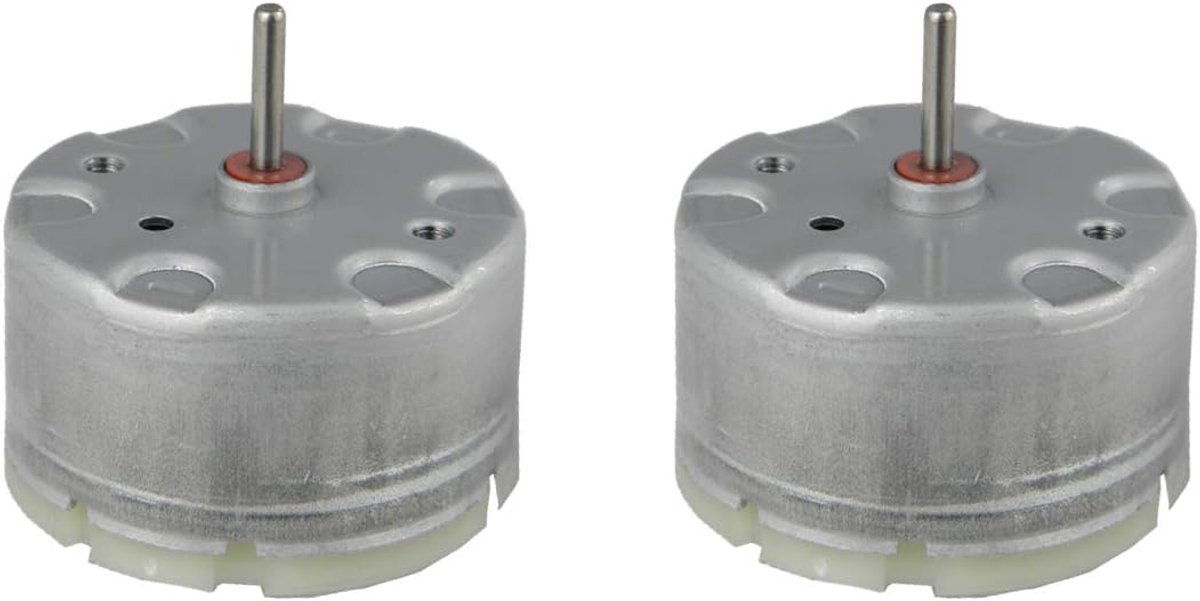 2 stuks 500 DC motor 3-6 V 2000-4200 RPM High Speed Transmissiemotor