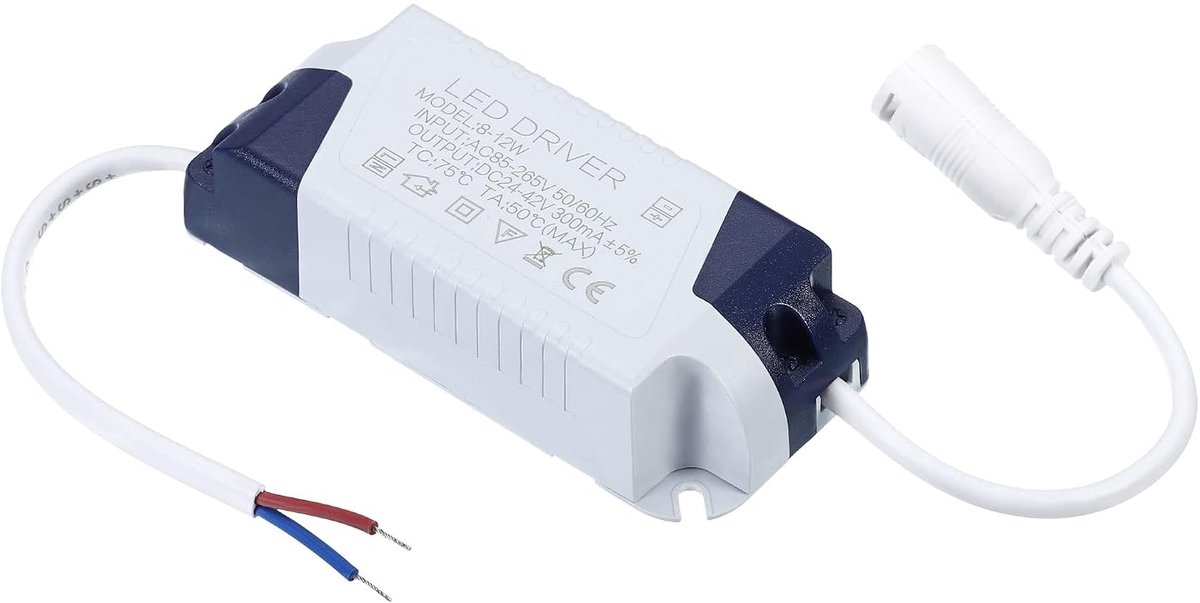 8-12W 300mA LED-driver AC 85-265V uitgang 24-42V DC bus constante stroom gelijkrichter transformator externe voeding LED plafondlamp