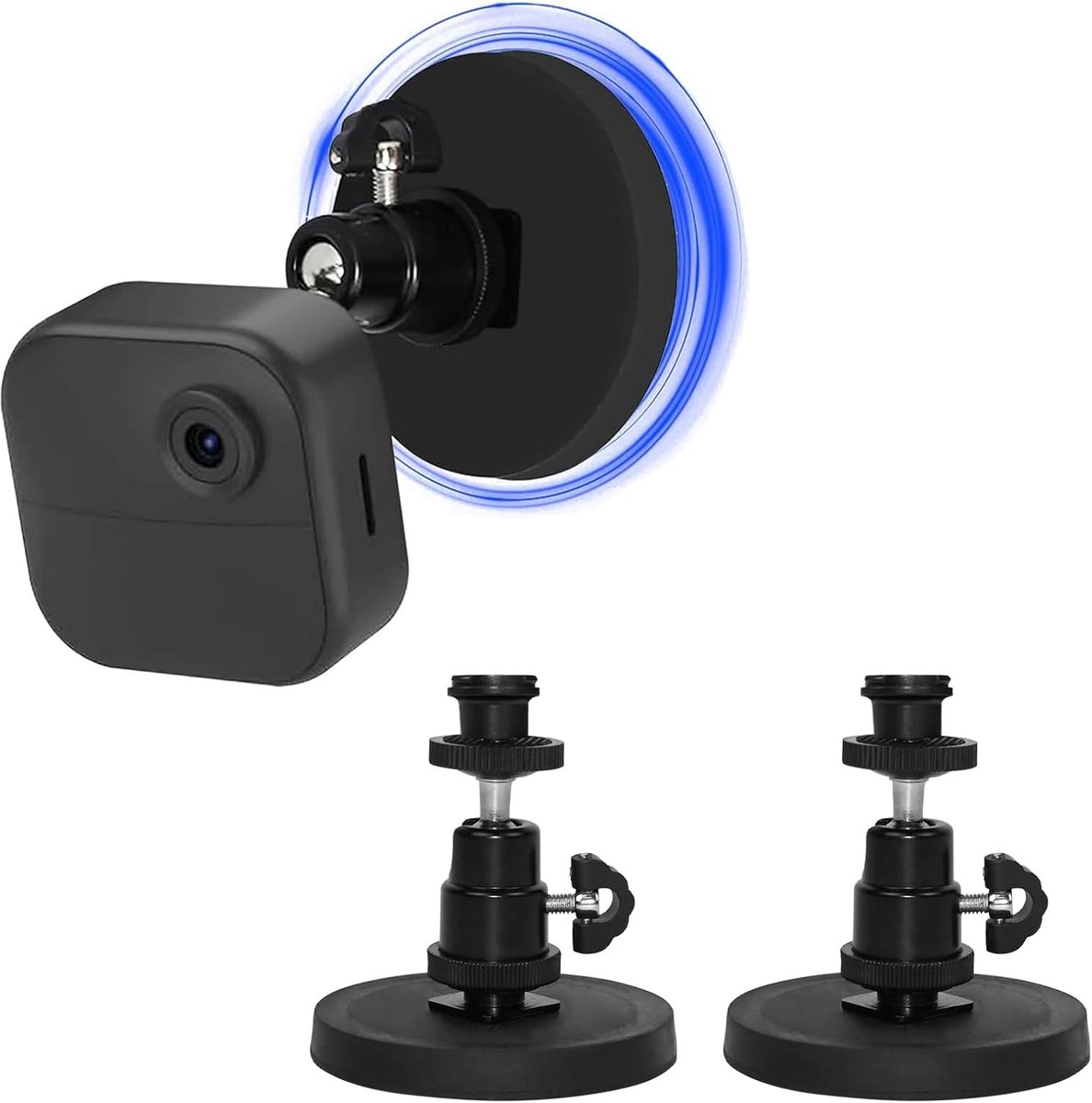 2 stuks magnetische camera wandmontagestandaard compatibel met Blink Outdoor 4e/3e generatie, Blink Mini/Mini 2, Blink XT/XT2, Blink indoor (alle), geen gereedschap verstelbare magnetische