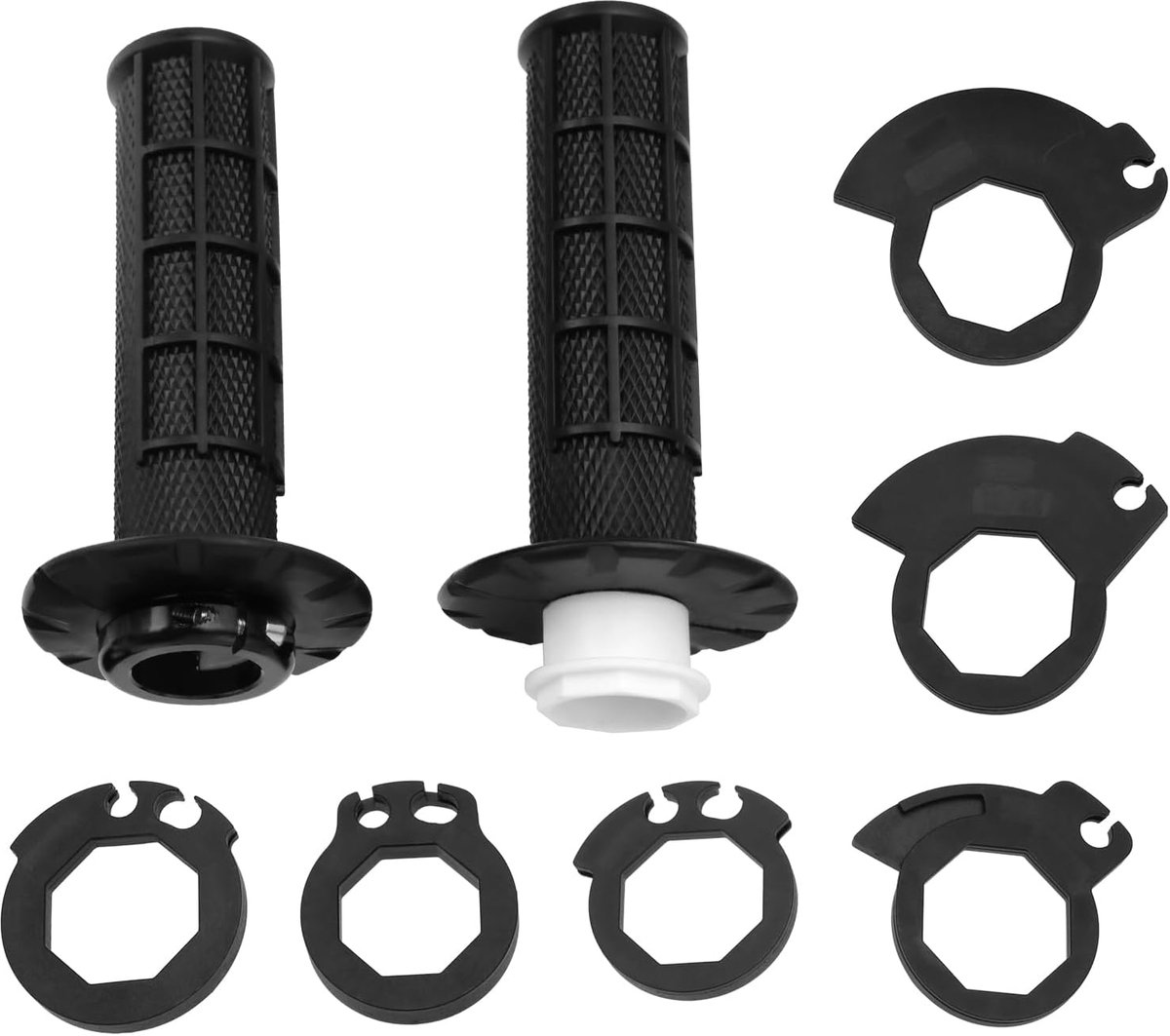 Antislip Lock-On Grips Handvat Bar Grips voor 7/8" 22mm Bars met 6 Verstelbare Nokken Compatibel met KTM SX 85 125 150 250 300 350 450 EXC XC-W