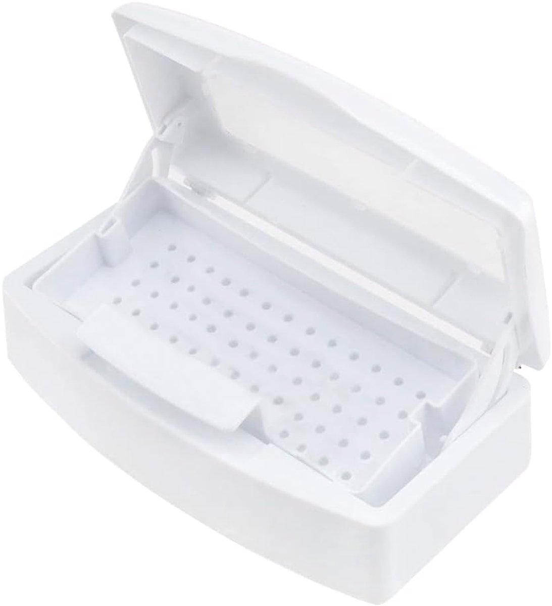 - Professionele nagelgereedschap sterilisatiecontainer voor salons, plastic UV-sterilisatiedoos