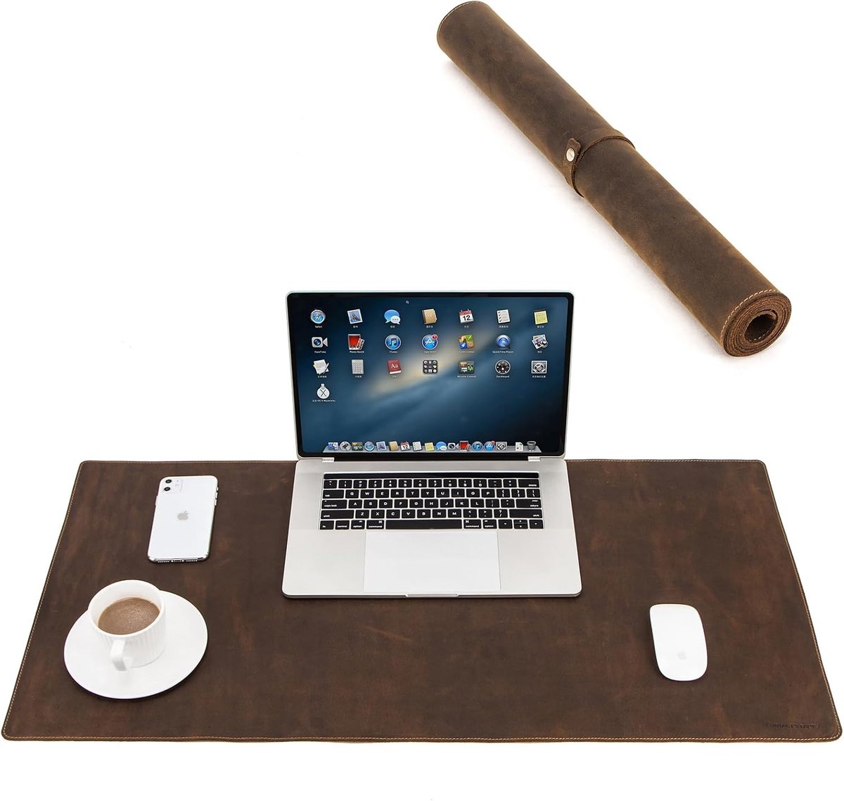Bureau Pad 90x45cm - Echt Leer - Unieke Textuur - Comfortabel Schrijven - ShopVlot