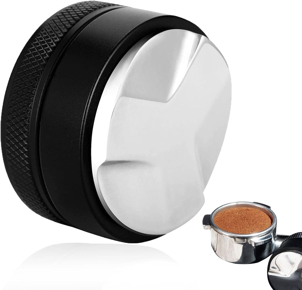 gereedschap voor het nivelleren van gemalen koffie, 304 roestvrij staal leveler (51 mm)