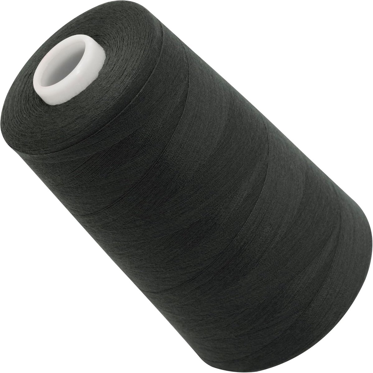 - C72916 - naaigarenconus 120 (40/2) 4000 m - van polyester - confectie, korte mouwen, garen, koord, naaien, kleding, draad - kleur zwart - grafiet