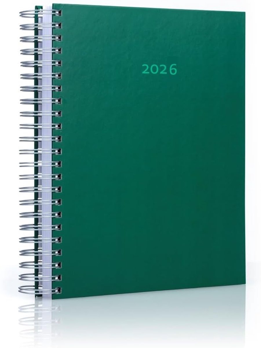 2024 De groter dikke – DIN A4 kalender – GROEN – per dag een volledige A4-pagina ruimte – bureaukalender | dagboekkalender