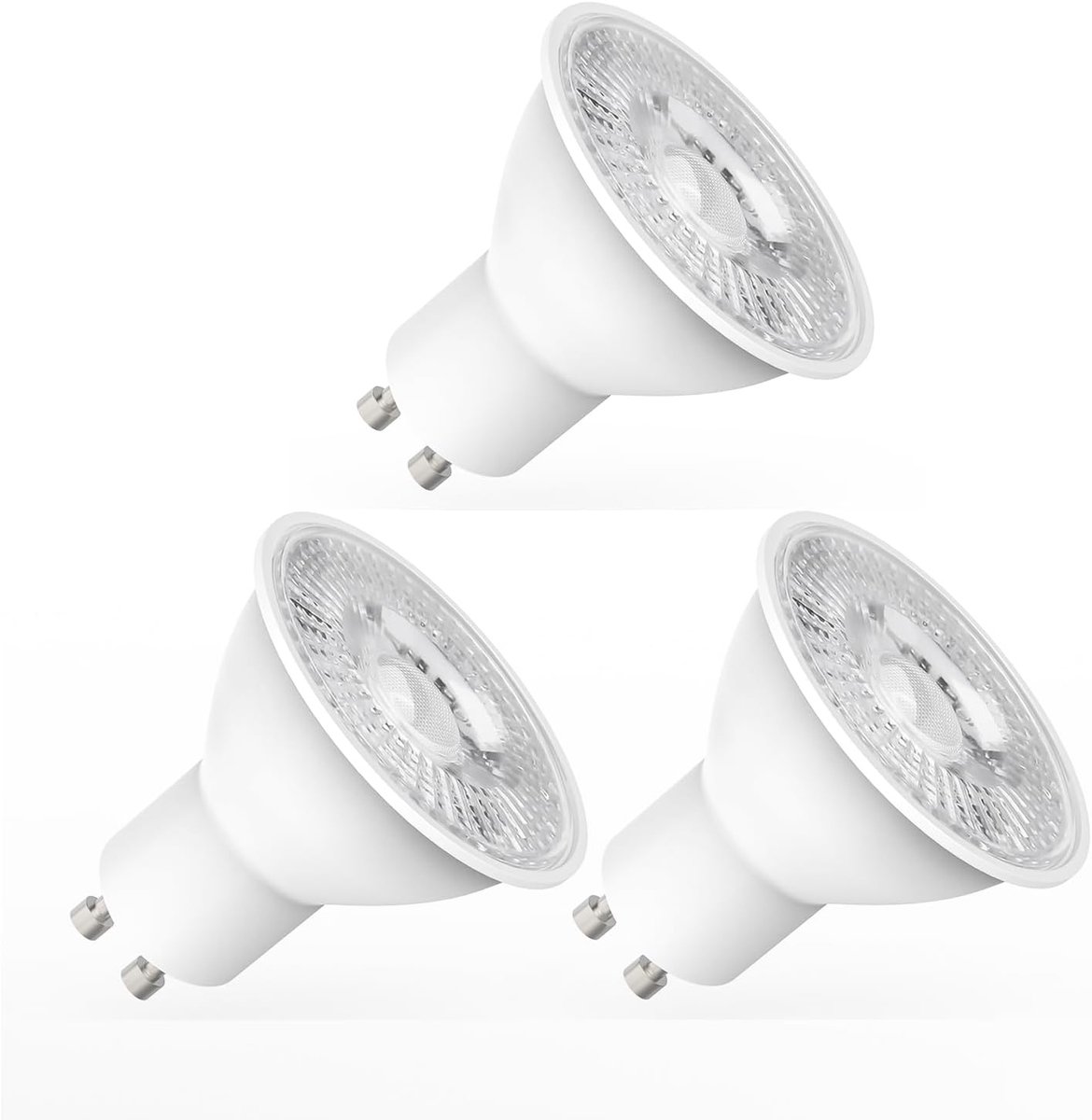 Led Lamp 3 - Pack - 5W - 50W - Energiezuinige Led Spot - Neutraal Wit Licht 4000K - Lange Levensduur - Niet Dimbaar